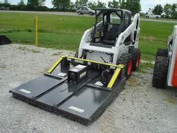 skid steer with bush hog rental|skid steer grader attachment rental.